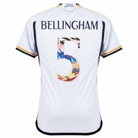 Real Madrid Bellingham 5 Fotbollströjor Hemma tröja 2023-24 Kortärmad